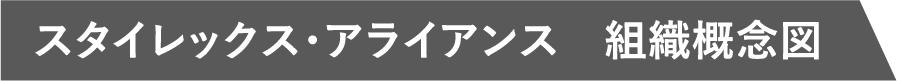 スタイレックス・アライアンス　組織概念図