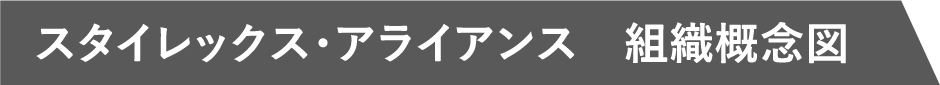 スタイレックス・アライアンス　組織概念図
