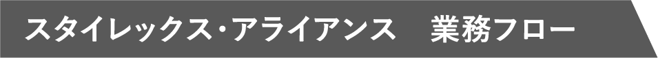 スタイレックス・アライアンス　業務フロー